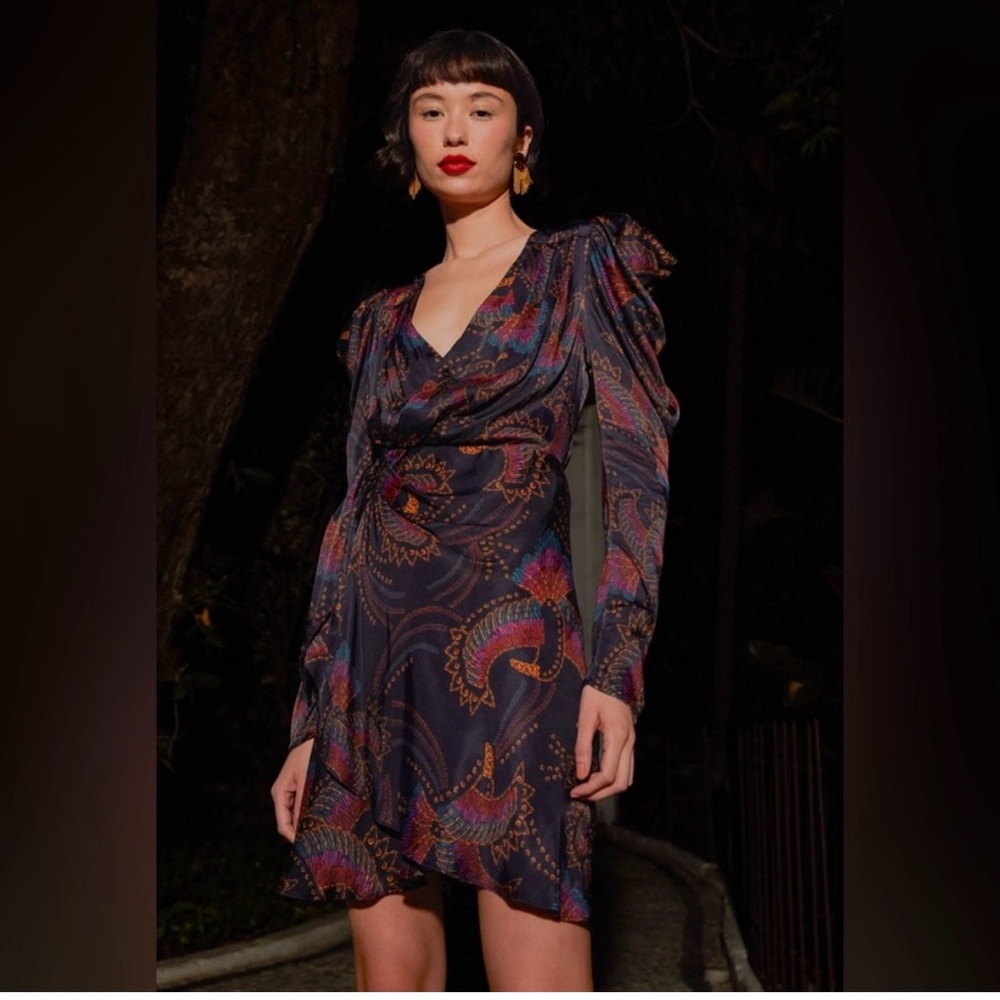 New Farm Rio Sequin Toucans Mini Dress in Medium